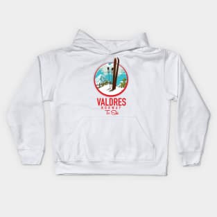 Valdres norway ski logo Kids Hoodie